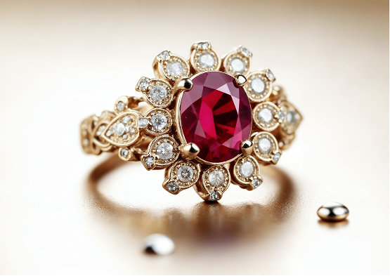 Red Stone Ring
